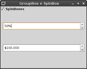 PyQt4: Groupboxes and spinboxes